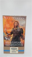 Movie Poster Autographed Brave Heart w/ COA