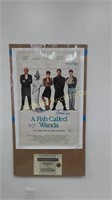 Movie Poster Autographed A Fish Called Wanda w/COA