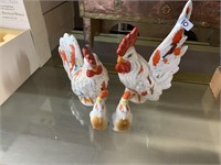 VINTAGE ROOSTERS AND SALT AND PEPPER SHAKERS