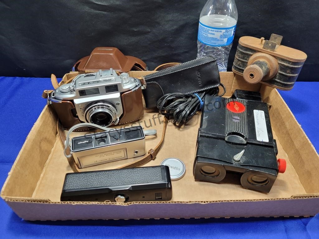 Old Cameras & Tin Toy Camera
