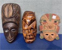 African Wall
Art Masks Assorted 3 Pcs