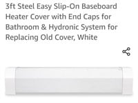 New 3 ft Steel Baseboard Heater cover