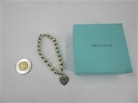 Véritable bracelet Tiffany & Co en argent 925