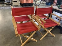 SET OF 4 DIRECTORS CHAIRS
