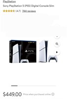 Sony PlayStation 5 1TB (PS5) Digital Console