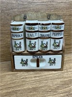 Small Wooden Spice Rack