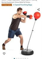 Punching Bag with Stand, Boxing Bag for Teens &