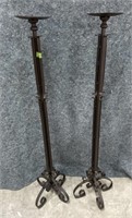 Pair of tall Candleholders