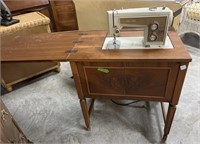 Vintage Sears Kenmore Sewing Machine in Console