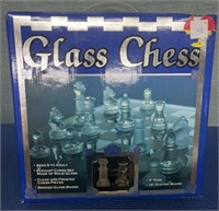 Glass Chess Set New in Box
