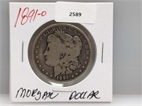 1891-O 90% Silver Morgan $1 Dollar
