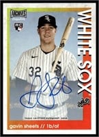 2022 Topps Gavin Sheets Chicago Sox Archives Snaps