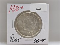 1923-S 90% Silver Peace $1 Dollar