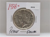 1928-S 90% Silver Peace $1 Dollar
