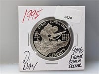 1995 90% Silv D-Day Comm $1