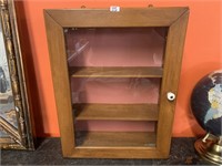 SMALL DISPLAY CABINET-13" WIDE X 17" TALL