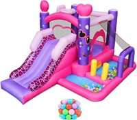 RETRO JUMP 6-in-1 Bounce House w/ Ball Pit