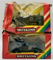 2pc Britains Ltd. German Scout Car