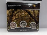 Cumberland Isl Three Coin Quarter Set