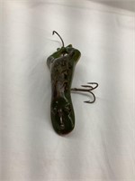 Vintage Heddon Luny Frog Lure, Plastic