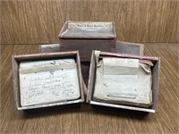 Antique Smokers Boxes full of Antique Rx Papers
