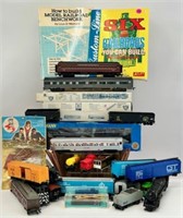 Assorted Trains and Train Parts