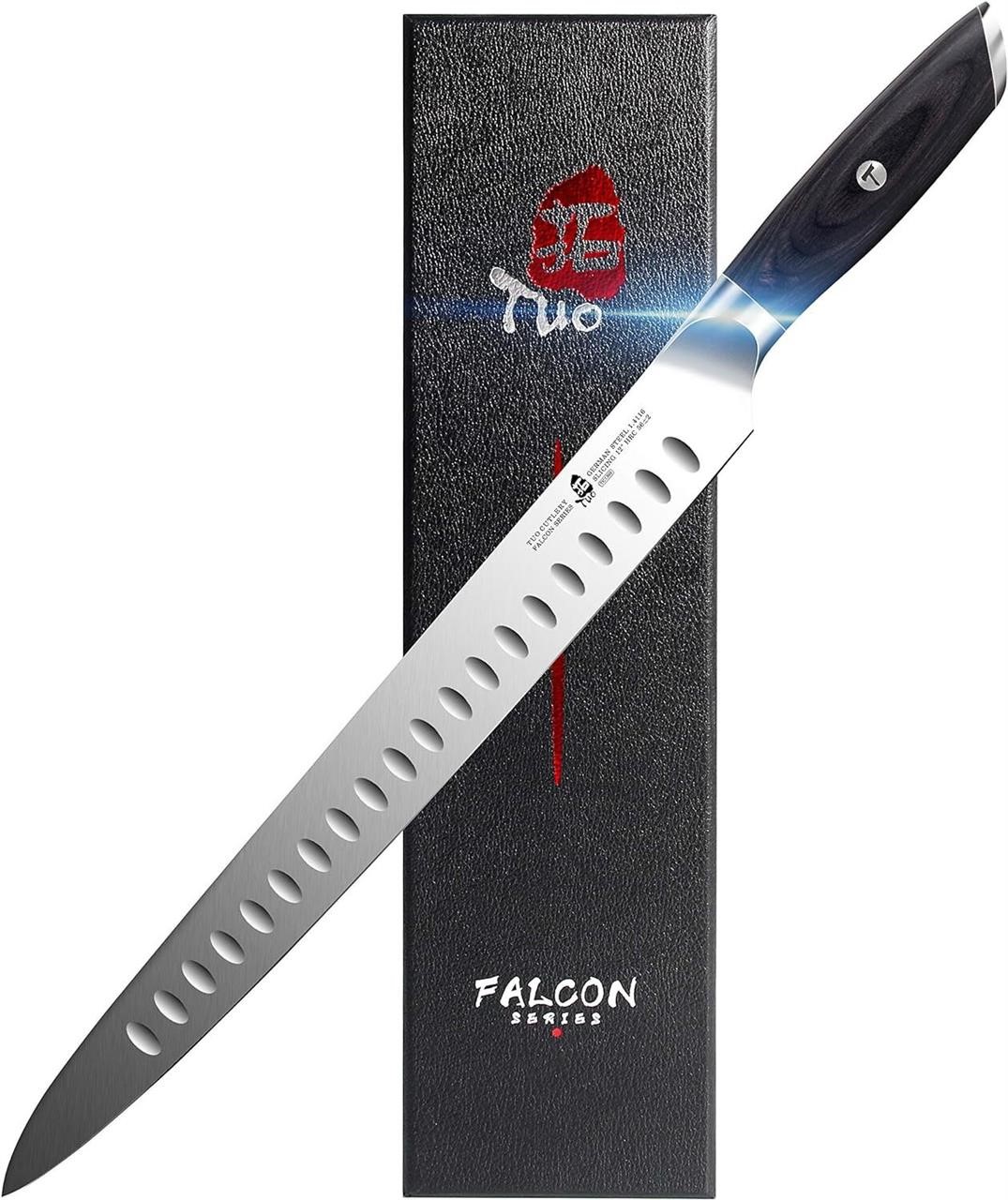 12-inch TUO Slicing Carving Knife - Black Phoenix
