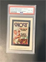 1975 Topps Wacky Packages Snort Magazine Tan Back