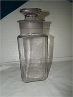 Antique NECCO Store Counter Candy Jar Amethyst