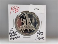 1980 10 Rouble Russia Olympics