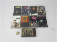Cassettes audio vintages dont Anthrax