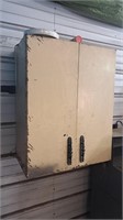 Metal wall cabinet.  Approximately 30x20x11