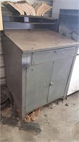 Metal shop manual cabinet.  Approximately