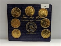 Brass Presidential Medallions