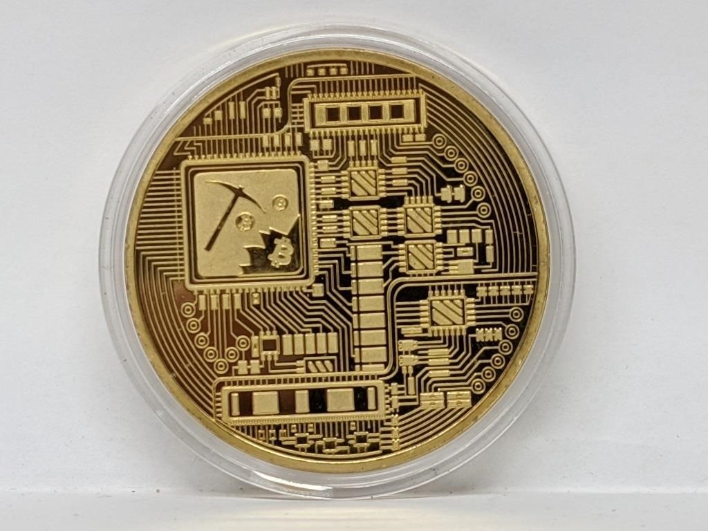 Clad Bitcoin Cryptocurrency