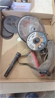 Grinding/cut off wheels, safety glasses