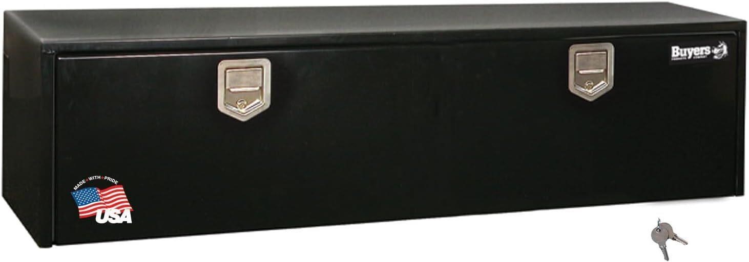 Black Steel Underbody Truck Box  18x18x60