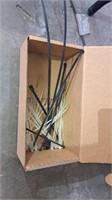 Box of miscellaneous zip ties