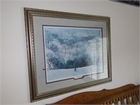 Hanging Framed Picture - First Snow