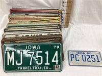 (31) Iowa License Plates