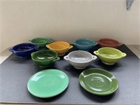 Collection of (10) Pieces Fiestaware