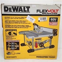 NIB DeWalt FlexVolt DCS7485 Adjustable Table Saw