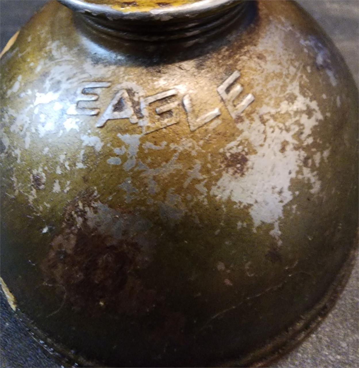 Antique Eagle oil can USA