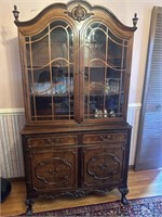 One piece China cabinet without contents