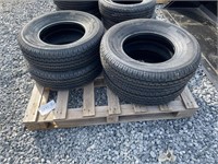 New Set Of (4) ST225/75R15 Radial Trailer Tires