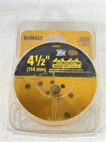 NEW DeWalt 4.5" Bi-Metal Hole Saw