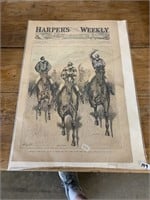 HARPERS WEEKLY ADVERTISEMENT COVER