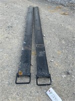 New Set Of 8' Pallet Fork Extensions