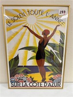 Roger Broders Poster Sur La Cote' D' Azur