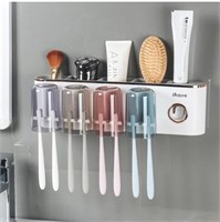 New Kegeter 4Cup Toothbrush Holders Wall Mounted